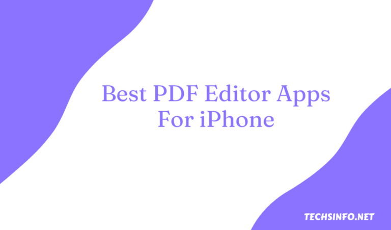 Best PDF Editor Apps for iPhone